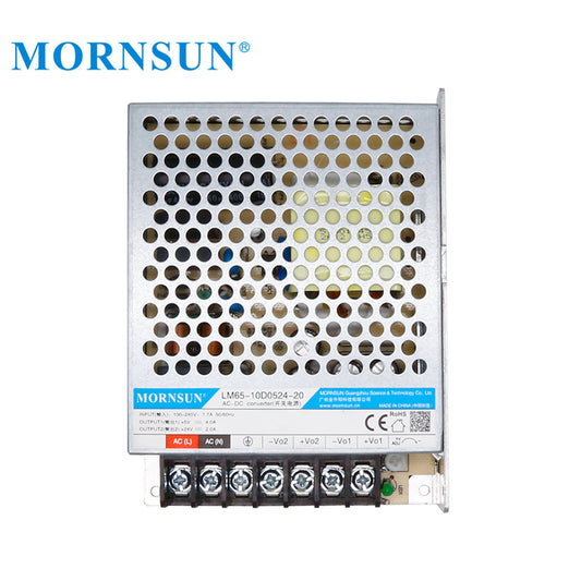 LM50-10D0524-14 Mornsun Dual Output Power Supply 220V AC 5V 24V DC 50W Laser Switching Power Supply for CCTV LED Strips
