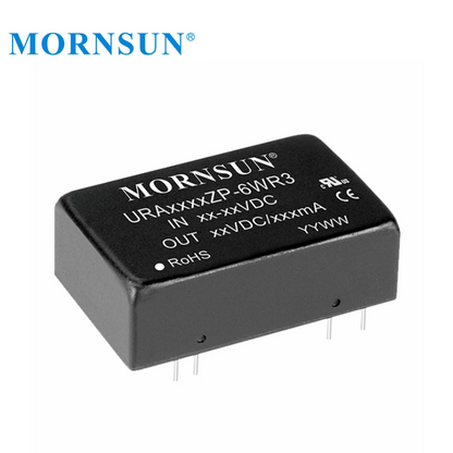 Mornsun URB4824ZP-6WR3 6W 18V-75V 54V 60V 36V 48V to 24V DC DC Converter with CB CE Approved