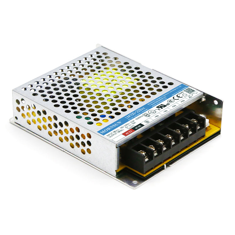 Mornsun Industrial Power Enclosed SMPS LM100-22B24 AC DC Enclosed 24V 100W Switching Power Supply - FEISMAN POWER