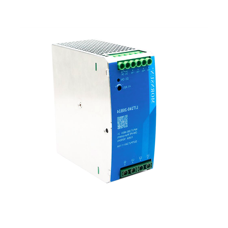Mornsun PSU China Manufacturer LIT240 Three-phase 320-600VAC 240W 24V 48V AC DC  Din Rail 24V 48V 240W Power Supply AC/DC
