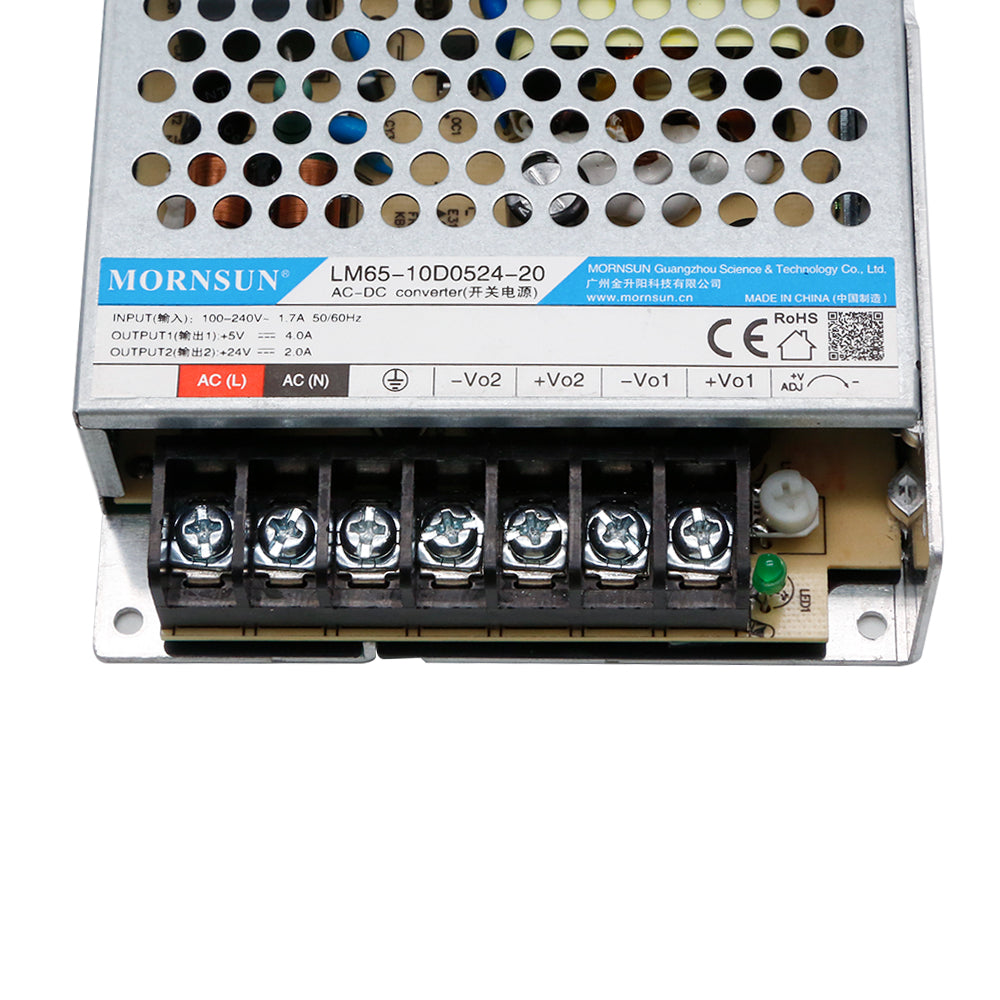 Mornsun LM50-10D0512-20 Output 5V 12V 50W 6A 2A 85~264VAC Input Dual Output Open Frame Type Power Supply