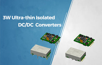 3W Ultra-thin Isolated Regulated Output DC/DC Converters - URB/VRB-J(M)D/T-3W Series