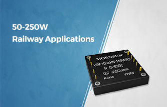 EN50155 Compliant 50-250W Reinforced Insulation DC-DC Converters For Railway Applications