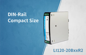 DIN-Rail High Isolated Compact Size Power Supply Series LI120-20BxxR2