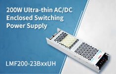 200W Slim Type AC/DC Enclosed Switching Power Supply – LMF200-23BxxUH