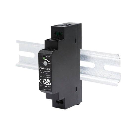 LI15-20BxxPR2 Series 15W AC/DC DIN Rail Mount Switching Power Supply