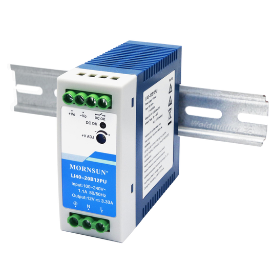 MORNSUN DIN Rail Power Supply-10-150W AC/DC Industrial Power Supply