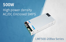 500W High power density AC/DC Enclosed SMPS - LMF500-20Bxx Series