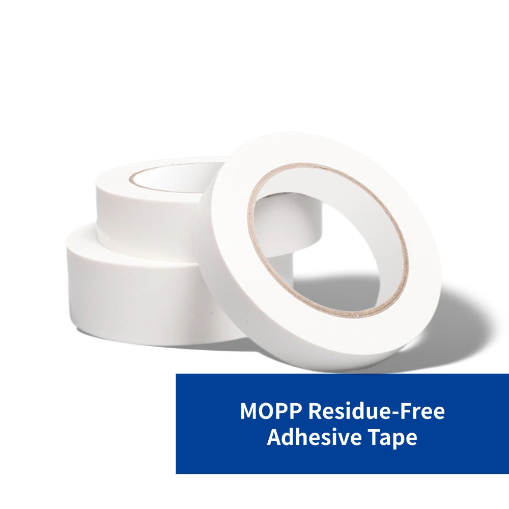 High Tack MOPP Residue-Free Tape White/Blue for Appliance Fixing & Sealing - FEISMAN - FEISMAN POWER