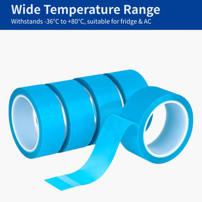 Blue PET Refrigerator Tape High Temperature Resistance Clean Removal for Home Appliance Fixing - FEISMAN - FEISMAN POWER