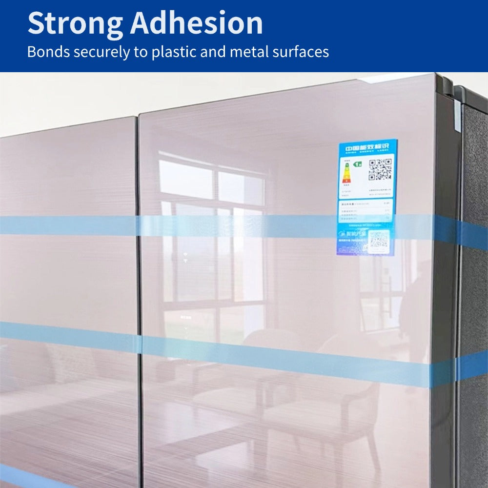 Blue PET Refrigerator Tape High Temperature Resistance Clean Removal for Home Appliance Fixing - FEISMAN - FEISMAN POWER
