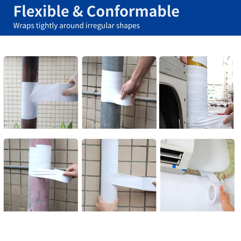 Waterproof PVC Pipe Sealing Tape High Temperature Resistant Rubber Adhesive for Duct Sealing - FEISMAN - FEISMAN POWER
