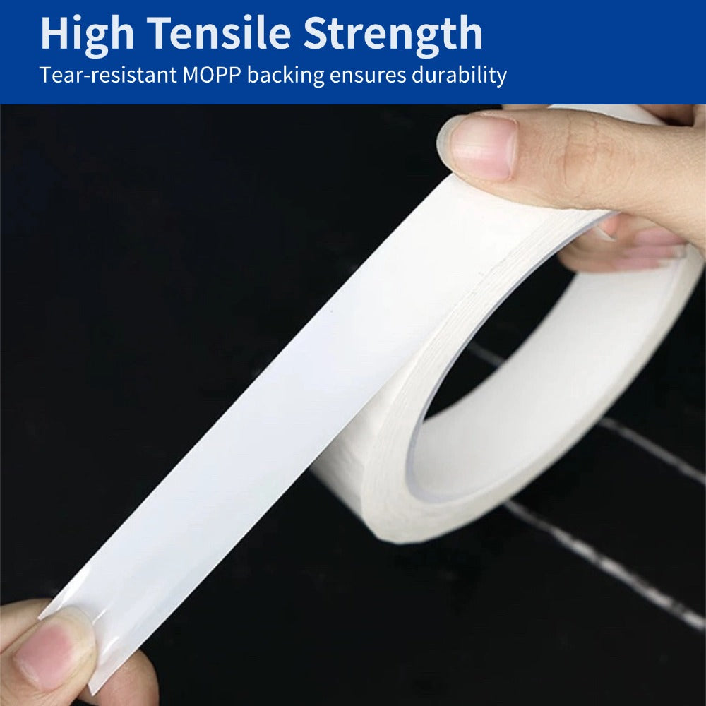 High Tack MOPP Residue-Free Tape White/Blue for Appliance Fixing & Sealing - FEISMAN - FEISMAN POWER