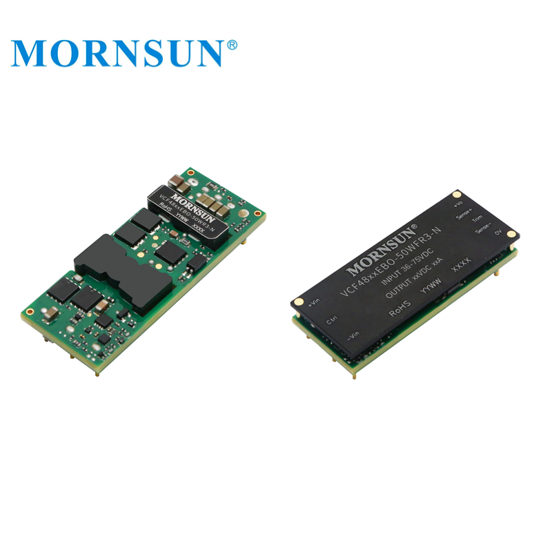 Mornsun VCF4805EBO-50WR3-N Ultra-wide Input 36V-75V 48V 54V DC to 5V 50W DC Power Supply Converter 50W