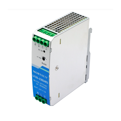 Mornsun Power Supply 24V 120W LI120-20B24R2 AC DC 120W 24V 5A Din Rail Power Supply For Factory Automation