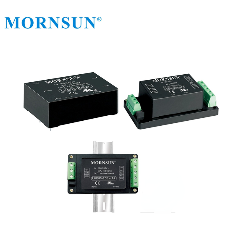 Mornsun LHE05-20B03 4W Original 3.3V Open Frame Power Supply 3.3V SMPS 4W AC DC Power Module Switching Power Supply