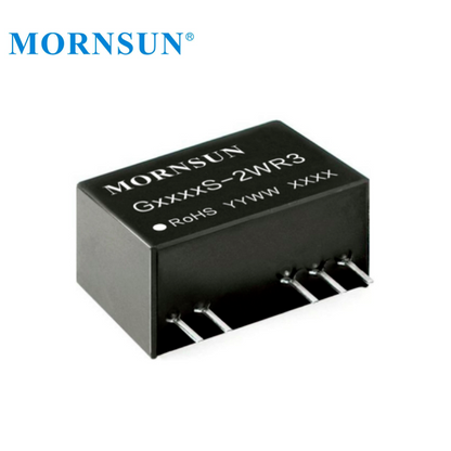 Mornsun G1215S-2WR3 Fixed Input DUAL Output 12V to 15V 2W Step Up Buck Boost Converters 12V to 15V 2W DC DC Boost Converter