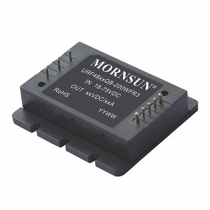 Mornsun URF4812QB-200WFR3 Board Mount DC-DC Converters 200W 12V 48V 18-75VDC - FEISMAN POWER