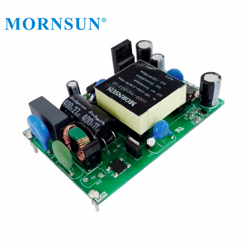 Mornsun LO20-10C0512-01 Triple Output Smps PCB Open Frame 5V 12V -12V 20W Switching Power Supply