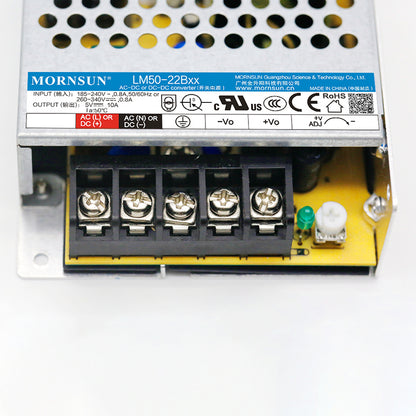 Mornsun Power 50W LM50-22B36 50W 36V AC TO DC Switching Power Supply For Led Strip Light