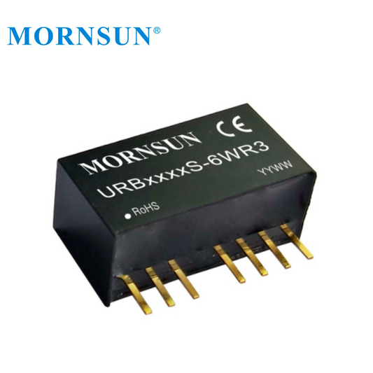 Mornsun URB2403S-6WR3 9-36V 12V 24V to 3.3V Step Up Buck Boost Converters 27V to 3.3V DC DC Boost Converter