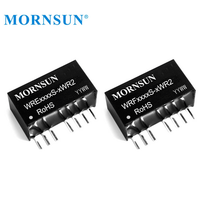 Mornsun WRF1224S-3WR2 3W Railway Single Output DC DC Converter 9-18V to 24V Switching Power Supply