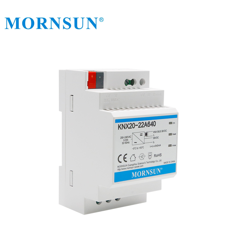 Mornsun KNX20-22A640 KNX Power Supply 20W 30V 640mA Mornsun KNX for Smart Home Lighting Control