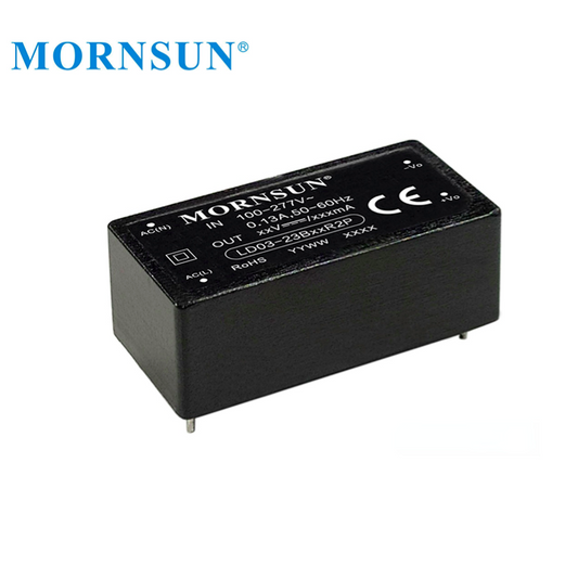 Mornsun LD03-23B06R2P AC DC 6V 500mA 3W Buck Converter AC 220V to 6V DC Step Down Transformer Power Supply Module 6V 3W