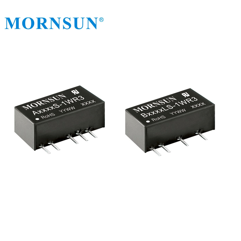 Mornsun B1215LS-1WR3 Fixed Input 1W 12VDC Input 12V to 15V 1W DC DC Step Up Converter