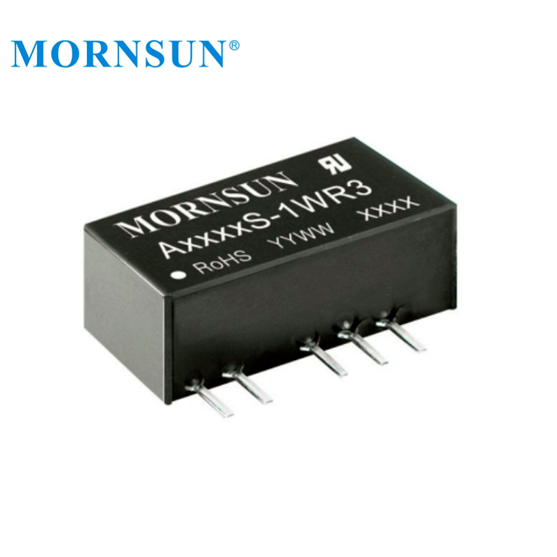 Mornsun A1505S-1WR3 15V Input DUAL Output Step Down Voltage Regulator to 5V 1W DC DC Power Supply Mini Voltage Buck Converter