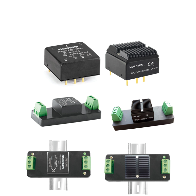 Mornsun URA4812YMD-15WR3 Ultra-wide Input Regulated Dual Output 18-75VDC To 12V DC/DC Converter Step Down Converter