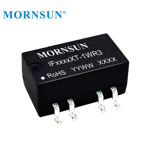 Mornsun Fixed Input Power Module 1W DC DC Converter 12V to 12V 1W IF1212XT-1WR3