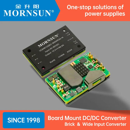 Mornsun PCB Open Frame Power Supply VCB4812SBO-75WFR3 12V 75W 48V 36-75VDC Board Mount DC-DC Converters - FEISMAN POWER