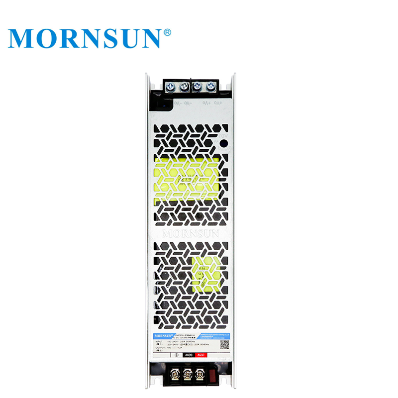 Mornsun 12V 17A Fanless Power Supply  LMF200-23B12UH 200W 12V AC DC Switching Power Supply for LED Display