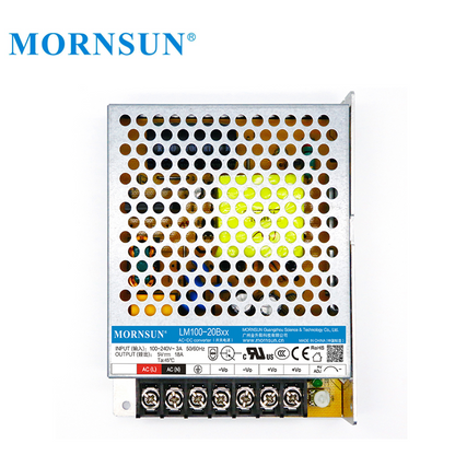 Led Power Supply 24V 100w Mornsun LM100-20B24 AC DC PC Industrial SMPS Single Switching Power Supply 24V 100W