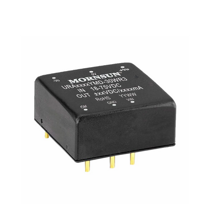 Mornsun URA4824YMD-30WR3 Ultra-wide Input 54V 36V to 24V 30W Step Down Module 48VDC to 24V 30WDC DC to DC Converter