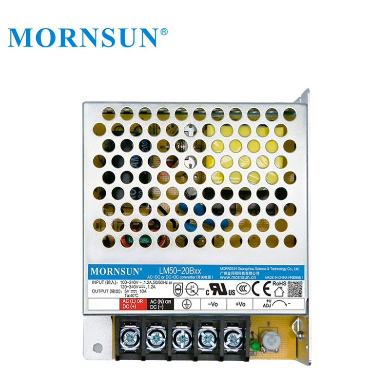 LM50-20B36 Mornsun Power 50W 36V Switching Power Supply AC-DC Enclosed Power Supply