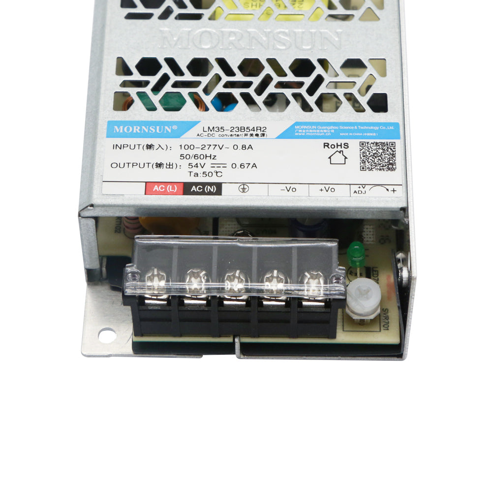 Mornsun SMPS AC DC Transformer LM35-23B54R2 AC/DC 38w 54V Enclosed Switching Power Supply