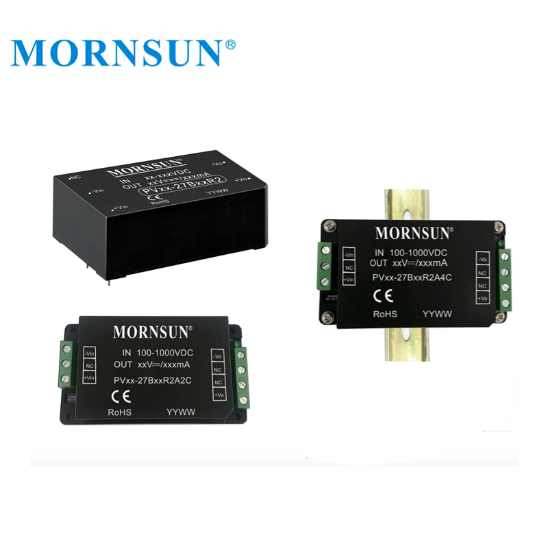 Mornsun PV05-27B05R2 Photovoltaic Power Ultra-wide Input 100-1000VDC To 5V 5W DC/DC Converter Step Down Converter