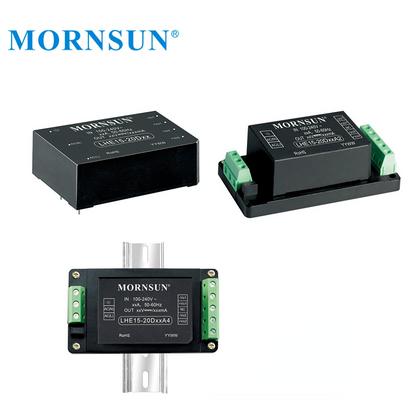Mornsun LHE15-20A12 DUAL Output AC DC Power Manufacturer Open Frame 12V 15W AC DC Industrial Control Switching Power Supply