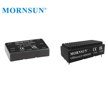 VRB4812LD-50WHR3 Ultra-wide Input 50W 36-75VDC Input Mornsun Step Down 48V 54V DC To 12V 50W DC Converter