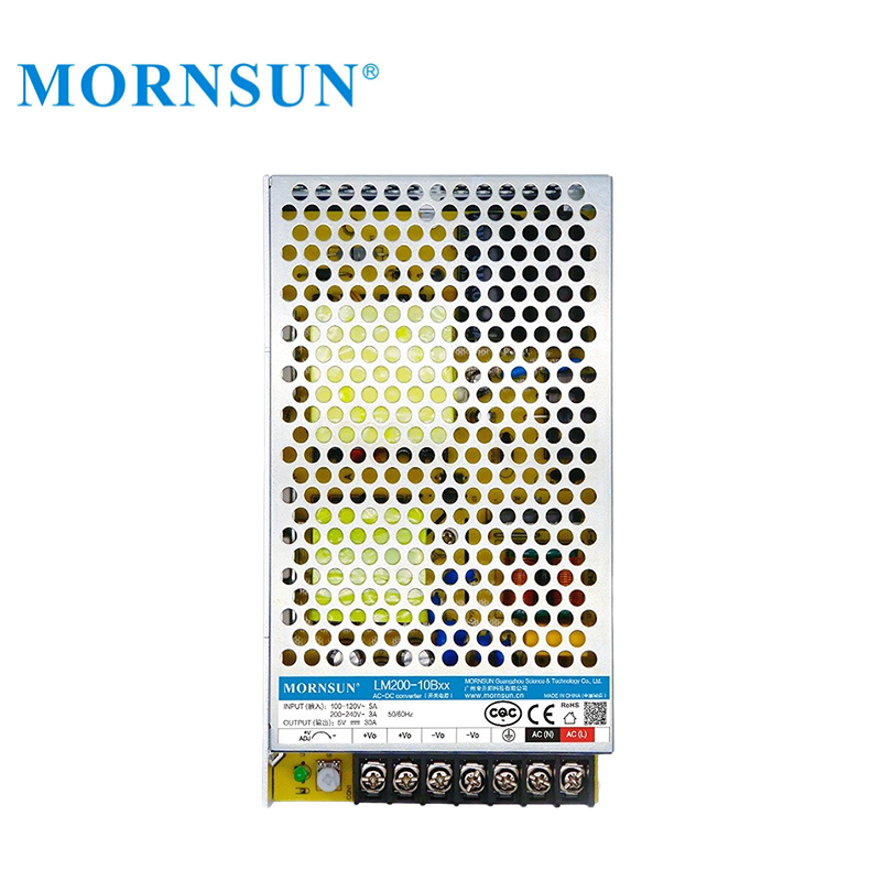 Mornsun Industrial Power Supply 200W 5V 12V 15V 24V 36V 48V 54V AC DC Electric Switching Power Supply