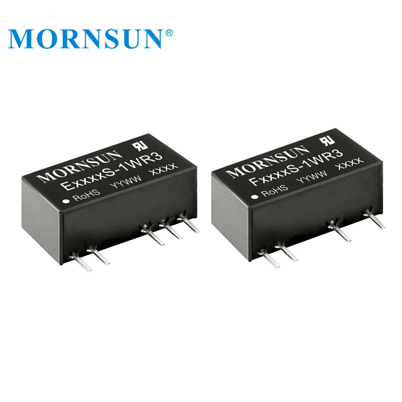 Mornsun E1203S-1WR3 Fixed Input Dual Output 12V SIP DC to DC Converter Step Down 12v To 3.3V 1W Converter