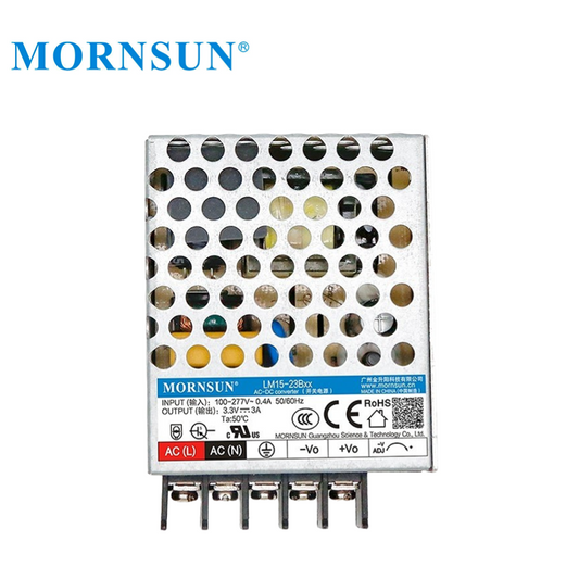 Mornsun AC DC Converter 15W 3.3V 5V 12V 15V 24V 48V AC to DC Switching Power Supply