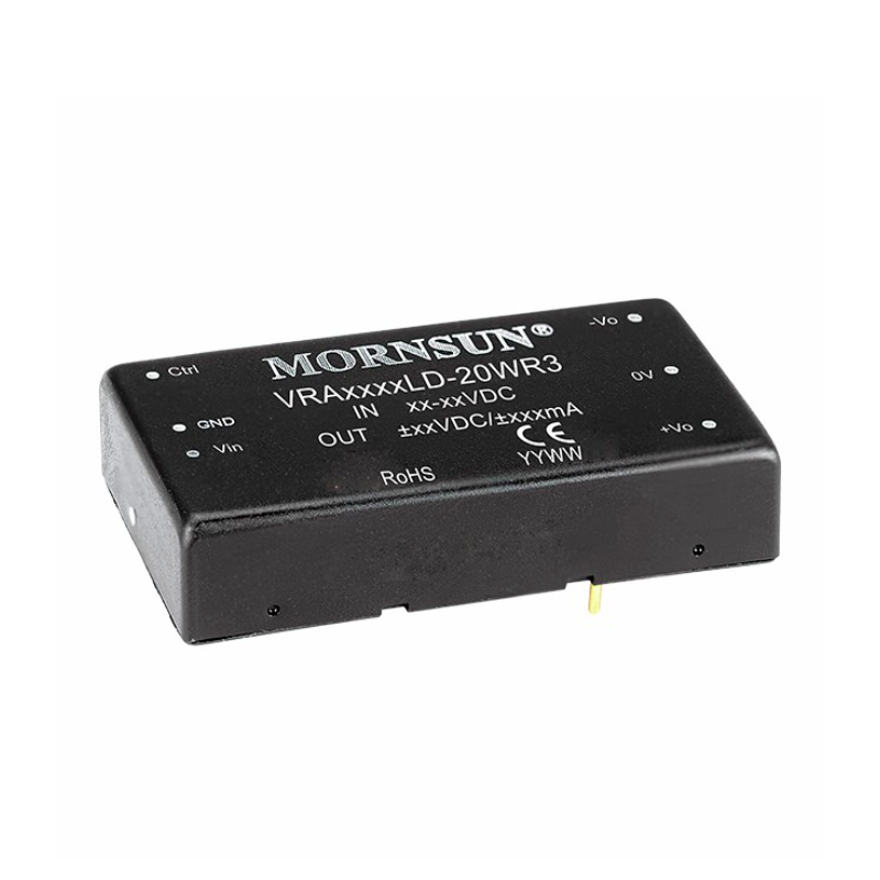 Ultra-wide Input DUAL Output 20W 36V-75V 60V To 15V 20W DC Converter VRA4815LD-20WR3 Mornsun DC DC Converter