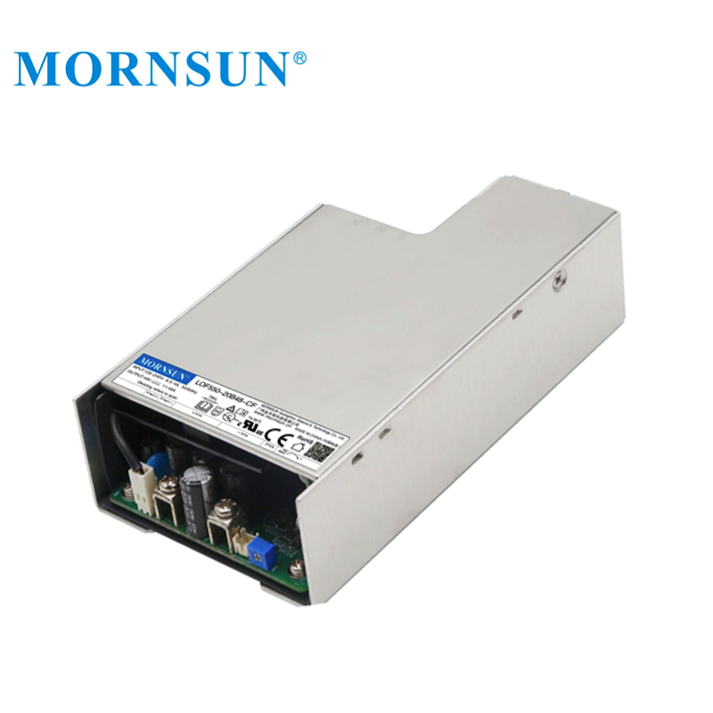 Mornsun AC DC Power Manufacturer LOF550-20B12-CF Open Frame 12V 500W AC DC Switching Power Supply for Industrial Control