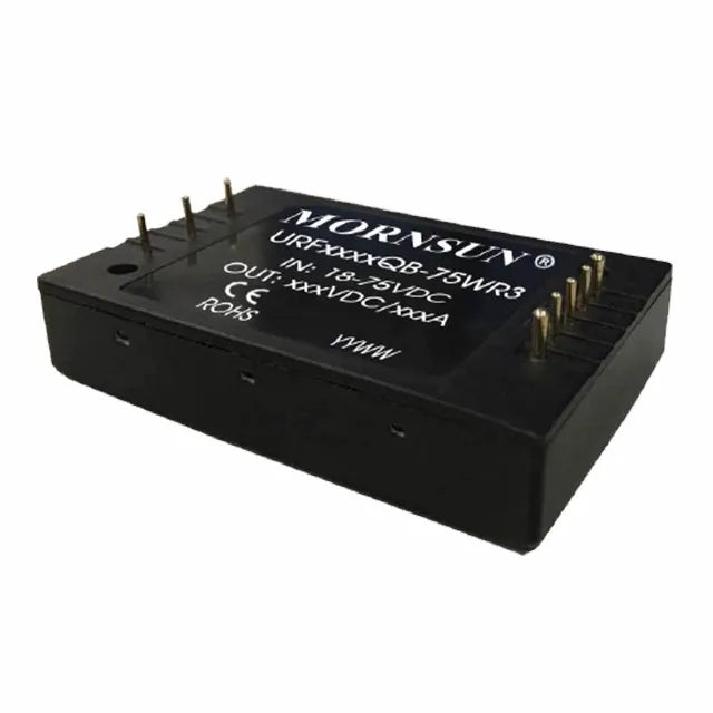 Mornsun URF4848QB-75WR3 Board Mount DC-DC Converters 75W 48V 48(18-75)VDC - FEISMAN POWER
