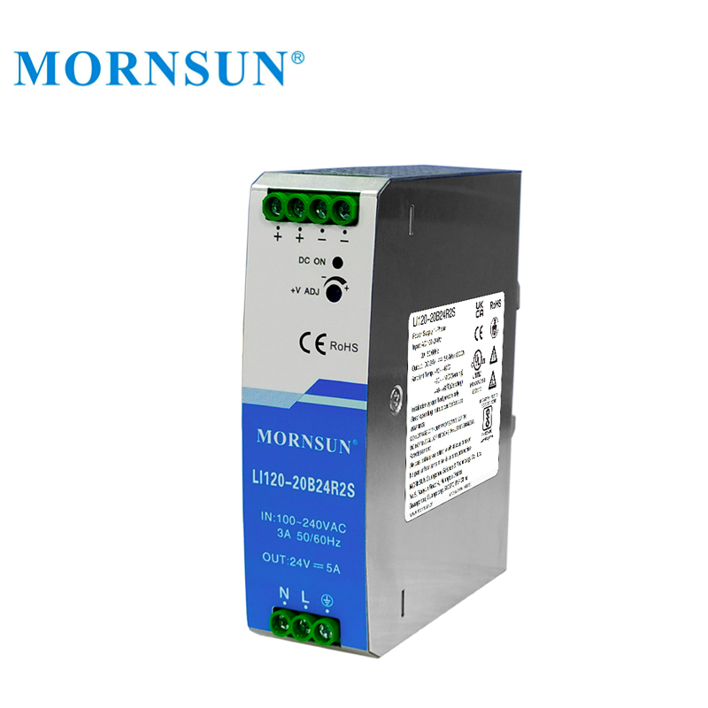 Mornsun Din Rail Power LI120-20B12R2S 120W 12V 10A AC-DC Industrial DIN Rail Switching Power Supply