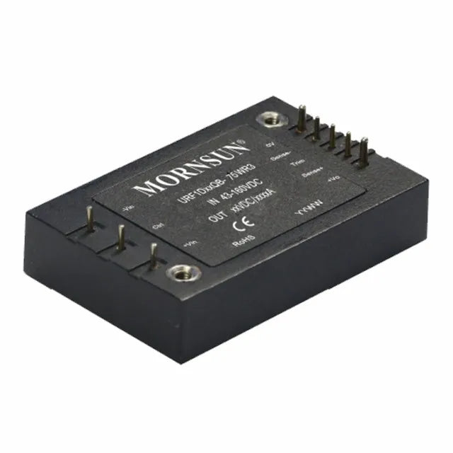 Mornsun URF1D48QB-75WR3 Board Mount DC-DC Converters 75W 48V 110V 43-160 VDC