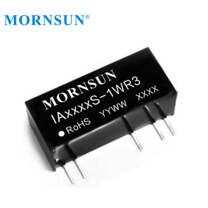 Mornsun IA0505S-1WR3 Fixed Input Dual Output 5V to 5V 1W DC DC Converter with CB CE Approved